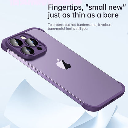 Newest Bare-Metal Angle Cushion TPU iPhone Case