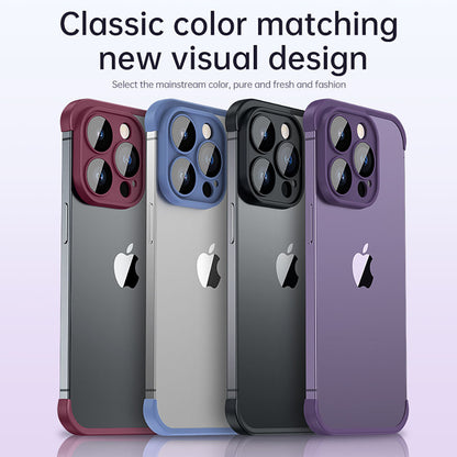 Newest Bare-Metal Angle Cushion TPU iPhone Case