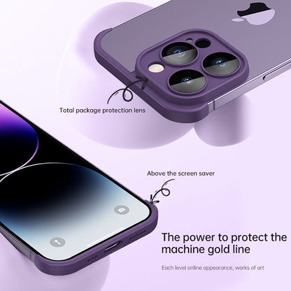 Newest Bare-Metal Angle Cushion TPU iPhone Case
