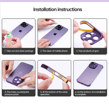 Newest Bare-Metal Angle Cushion TPU iPhone Case