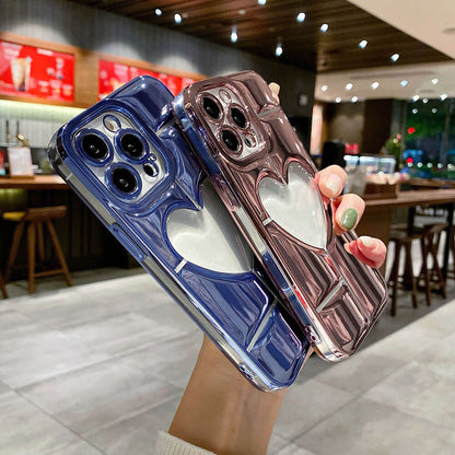 Newest Electroplated Silicone Love Phone Case For iPhone