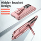Newest Magnetic Bracket Electroplated Phone Case For Samsung Galaxy S23 Series With Pen&Pen Slot