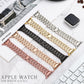 Newest Rhinestones-set Stainless Steel Metal Link Band For Apple Watch