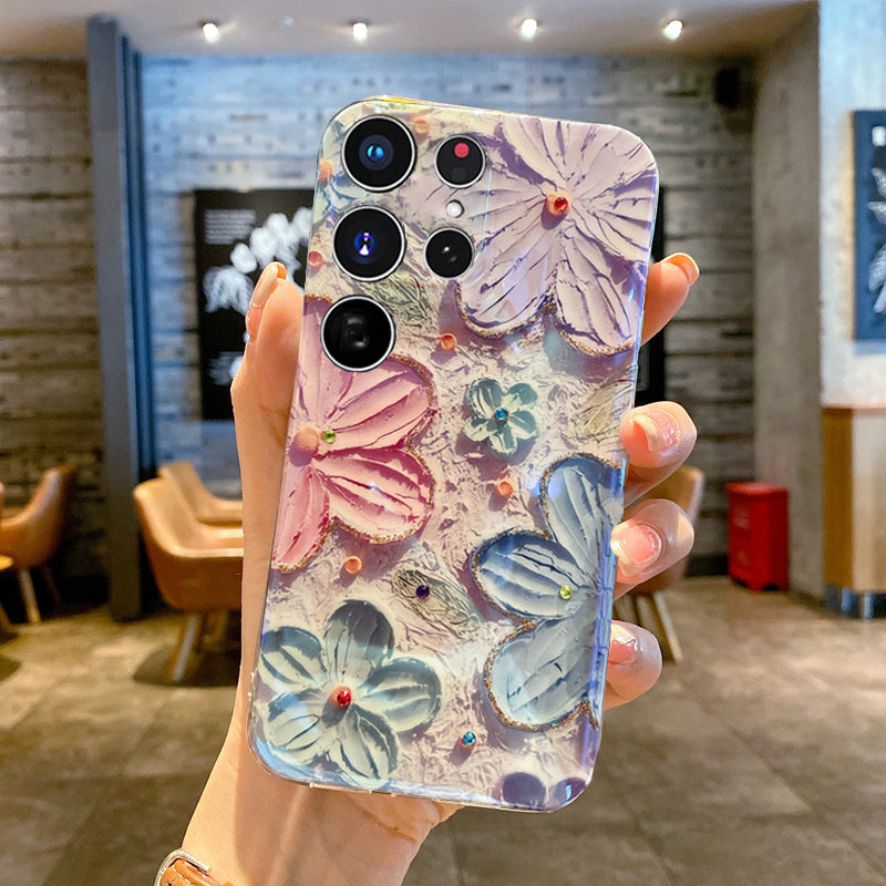 Oil Painting Flower Samsung Phone Case