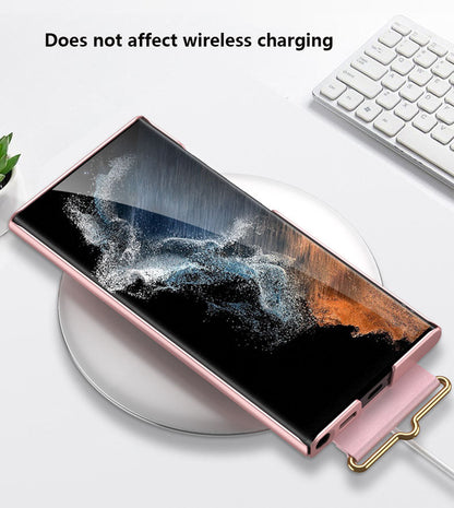 Leather Strap Holder All-inclusive Protective Cover For Samsung Galaxy S22 Series Samsung Case