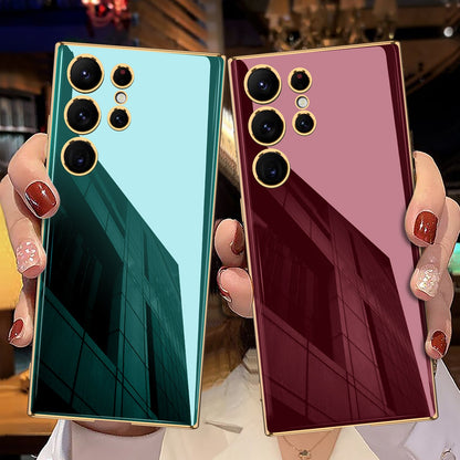 Newest Electorplated All-inclusive Protective Soft Cover For Samsung Galaxy S22 S23 Series