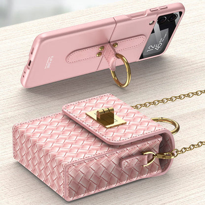 Luxury Mini Phone Backpack Design For Samsung Galaxy Z Flip4 Flip3 5G Mobile Phone Accessories