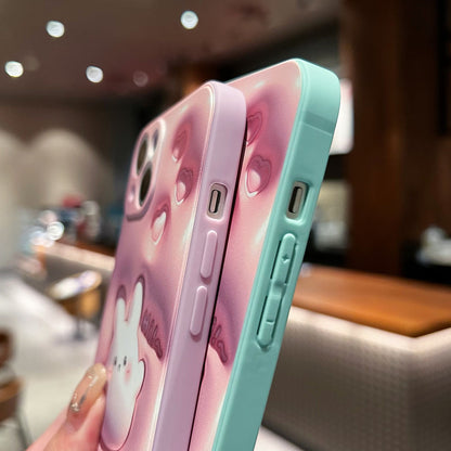 Newest Soft Super Cute Girl Pink Phone Case For iPhone