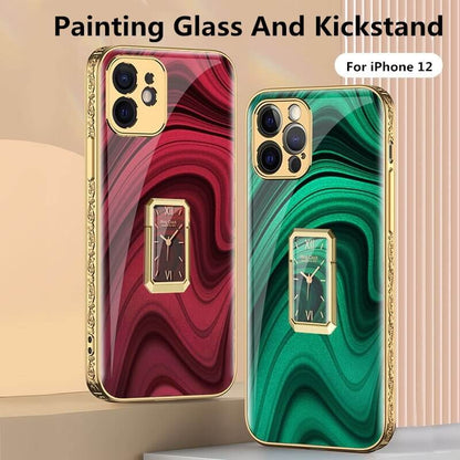 Luxury Plating Protective Scratch Proof iPhone Samsung Case With Ring iPhone Cases