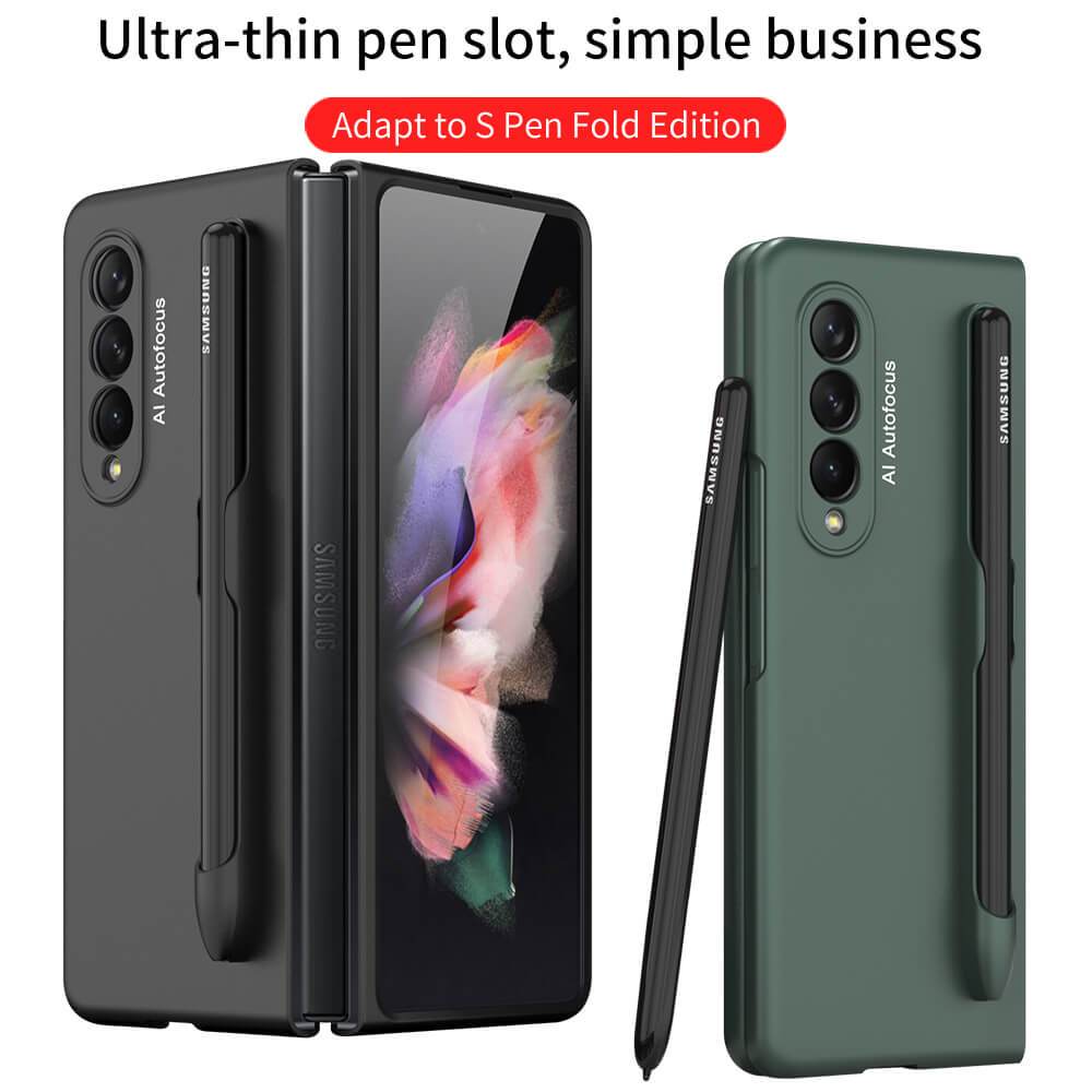 Ultra-thin pen slot business - Samsung Galaxy Z Fold 3 5G Phone Case Samsung Galaxy Z Fold 3 Case