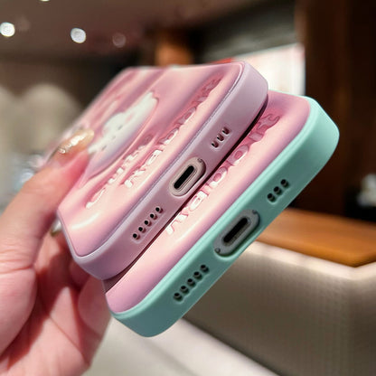Newest Soft Super Cute Girl Pink Phone Case For iPhone