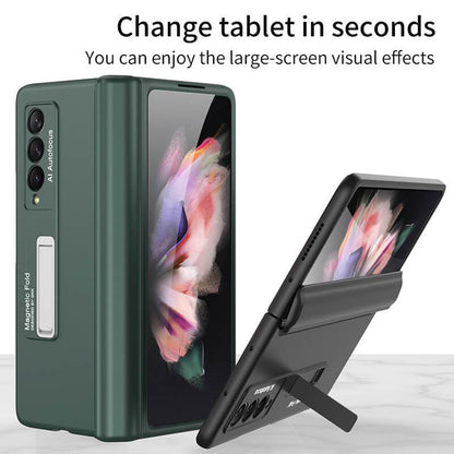 Magnetic Frame Plastic Stand All-included - Samsung Z Fold3 5G Phone Case Samsung Galaxy Z Fold 3 Case