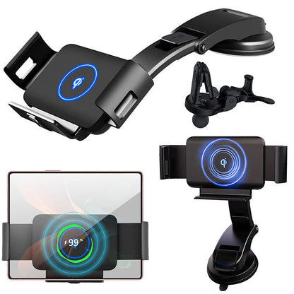 Automatic Clamping Car Wireless Charger for Samsung Galaxy Z Fold 3 2 Note20 S20 iPhone 12 11 13 Max Air Vent Mount Phone Holder Car Phone Holder