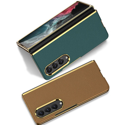 Samsung Galaxy Z Fold 4 5G Luxury Leather Ultra-thin All-inclusive Drop-resistant Protective Cover Samsung Cases