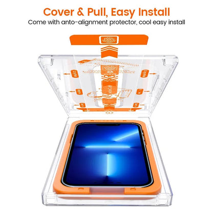 EASY-INSTALLED Ceramic HD/Privacy Transparent Screen Protector For iPhone