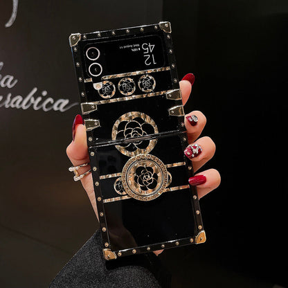 Retro Boho Style Ring Case With Lanyard for Samsung Galaxy S22 S21 Ultra Plus Samsung Cases
