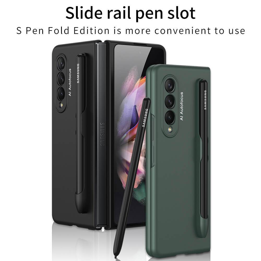 Ultra-thin pen slot business - Samsung Galaxy Z Fold 3 5G Phone Case Samsung Galaxy Z Fold 3 Case