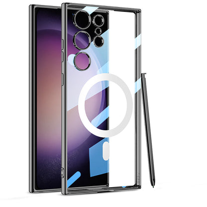 Magnetic Magsafe All-inclusive Protective Soft Case for Samsung Galaxy S23 Ultra Plus