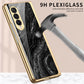 Luxury Marble Glass - Samsung Galaxy Z Fold 3 5G Phone Case Samsung Galaxy Z Fold 3 Case