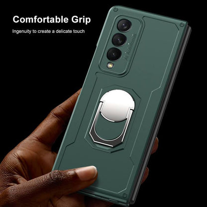 Armor Anti-knock Protection Ring Stand - Samsung Z Fold3 5G Phone Case Samsung Galaxy Z Fold 3 Case