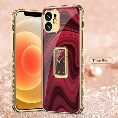 Luxury Plating Protective Scratch Proof iPhone Samsung Case With Ring iPhone Cases