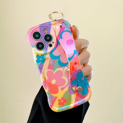 New Dopamine Graffiti Flower iPhone Case