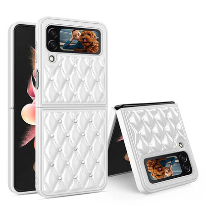 Creative Electroplating Diamond Protective Cover For Samsung Galaxy Z Flip 3 5G Samsung Galaxy Z Flip 3 Case