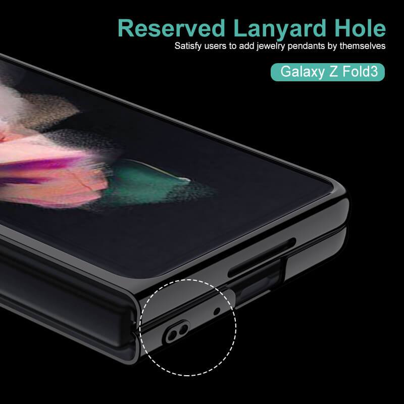 Crystal Clear Transparent Hard Cover - Samsung Galaxy Z Fold3 5G Phone Case Samsung Galaxy Z Fold 3 Case