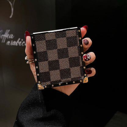 Grid Phone Case for Samsung Galaxy Z Flip4 Flip3 - GiftJupiter