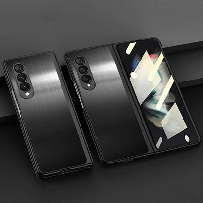 Samsung Galaxy Z Fold 3 Magnetic Brushed Metal Anti-fall Protective Cover Samsung Galaxy Z Fold 3 Case