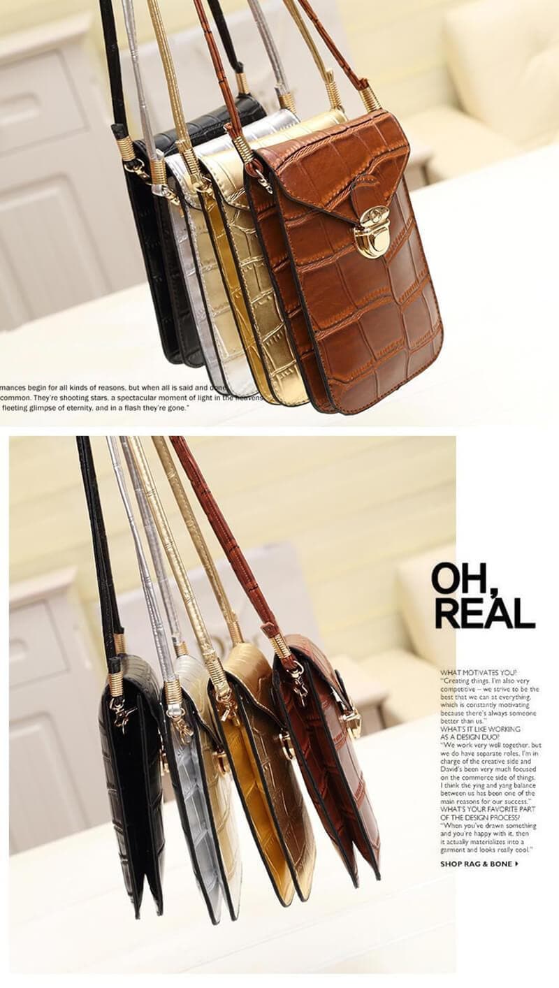 Fashion Mini Vintage Mobile Phone Shoulder Bag Crossbody Bag LEATHER GOODS