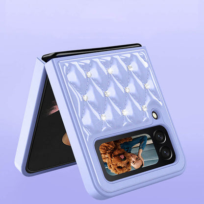 Creative Electroplating Diamond Protective Cover For Samsung Galaxy Z Flip 3 5G Samsung Galaxy Z Flip 3 Case
