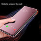 Smart Mirror Clear View Flip Case Luxury Magnetic Leather Kickstand Shockproof Cover For Samsung Galaxy Z Fold3 Fold4 5G