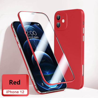 New Tempered Film Phone Case Two in One - Full Protection iPhone Case iPhone Case