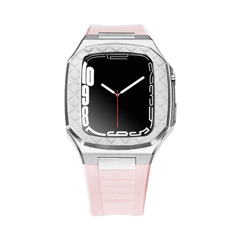Luxury Metal Case Strap For Apple Watch Series
