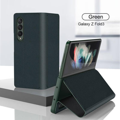 Magnetic Leather Flip All-included Protection - Samsung Z Fold3 5G Phone Case Samsung Galaxy Z Fold 3 Case