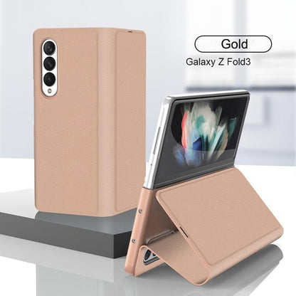 Magnetic Leather Flip All-included Protection - Samsung Z Fold3 5G Phone Case Samsung Galaxy Z Fold 3 Case