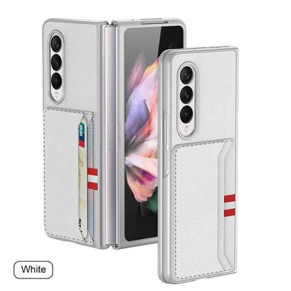 Leather Card Package Shockproof Protective Flip - Samsung Galaxy Z Fold3 5G Phone Case Samsung Galaxy Z Fold 3 Case