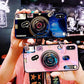 Ins Trendy Bracket Lanyard Camera Samsung Case