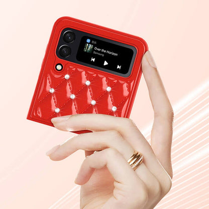 Creative Electroplating Diamond Protective Cover For Samsung Galaxy Z Flip 3 5G Samsung Galaxy Z Flip 3 Case