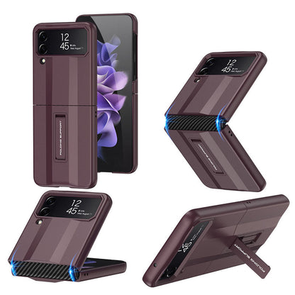 NEWEST Ultra-thin Frosted Magnetic Stand Cover For Samsung Galaxy Z Flip 4 5G Samsung Cases