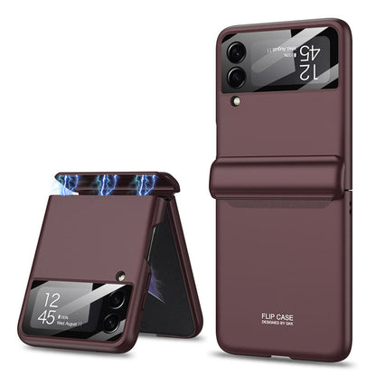 Magnetic All-included Shockproof Plastic Hard Cover For Samsung Galaxy Flip4 Flip3 5G Samsung Case