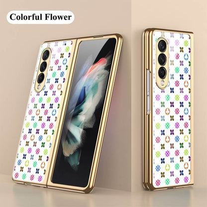 Flower Glass - Samsung Galaxy Z Fold 3 5G Phone Case Samsung Galaxy Z Fold 3 Case