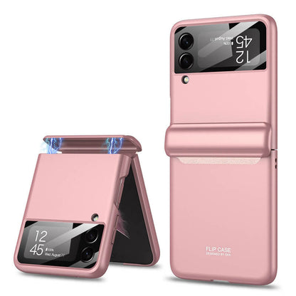 Magnetic All-included Shockproof Plastic Hard Cover For Samsung Galaxy Flip4 Flip3 5G Samsung Case