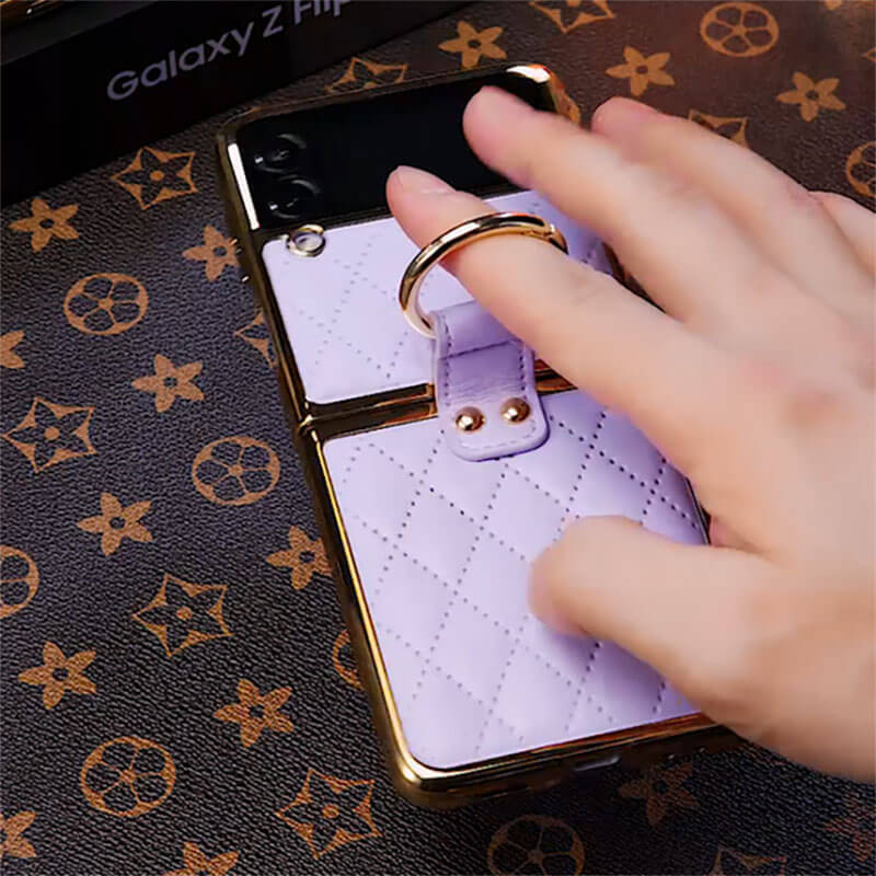 Creative Electroplating Diamond Protective Cover For Samsung Galaxy Z Flip 3 5G Samsung Galaxy Z Flip 3 Case