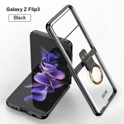 Newest Phantom Plating Anti-Drop Case For Samsung Galaxy Z Flip3 Flip4 Samsung Cases