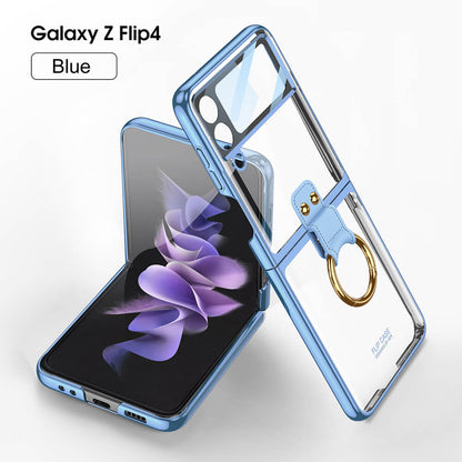 Newest Phantom Plating Anti-Drop Case For Samsung Galaxy Z Flip3 Flip4 Samsung Cases