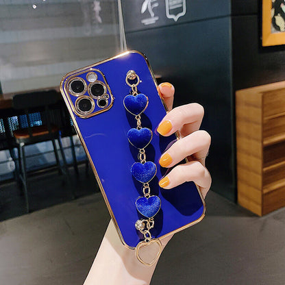 Luxury Plating Heart Bracelet - TPU iPhone Case iPhone Case