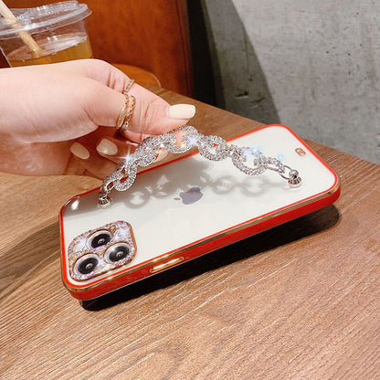 Luxury Rhinestone Bracelet - TPU iPhone Case iPhone Case