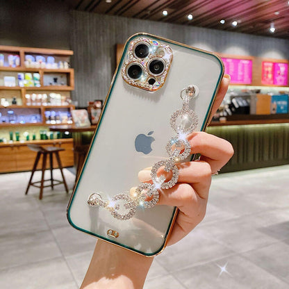 Luxury Rhinestone Bracelet - TPU iPhone Case iPhone Case